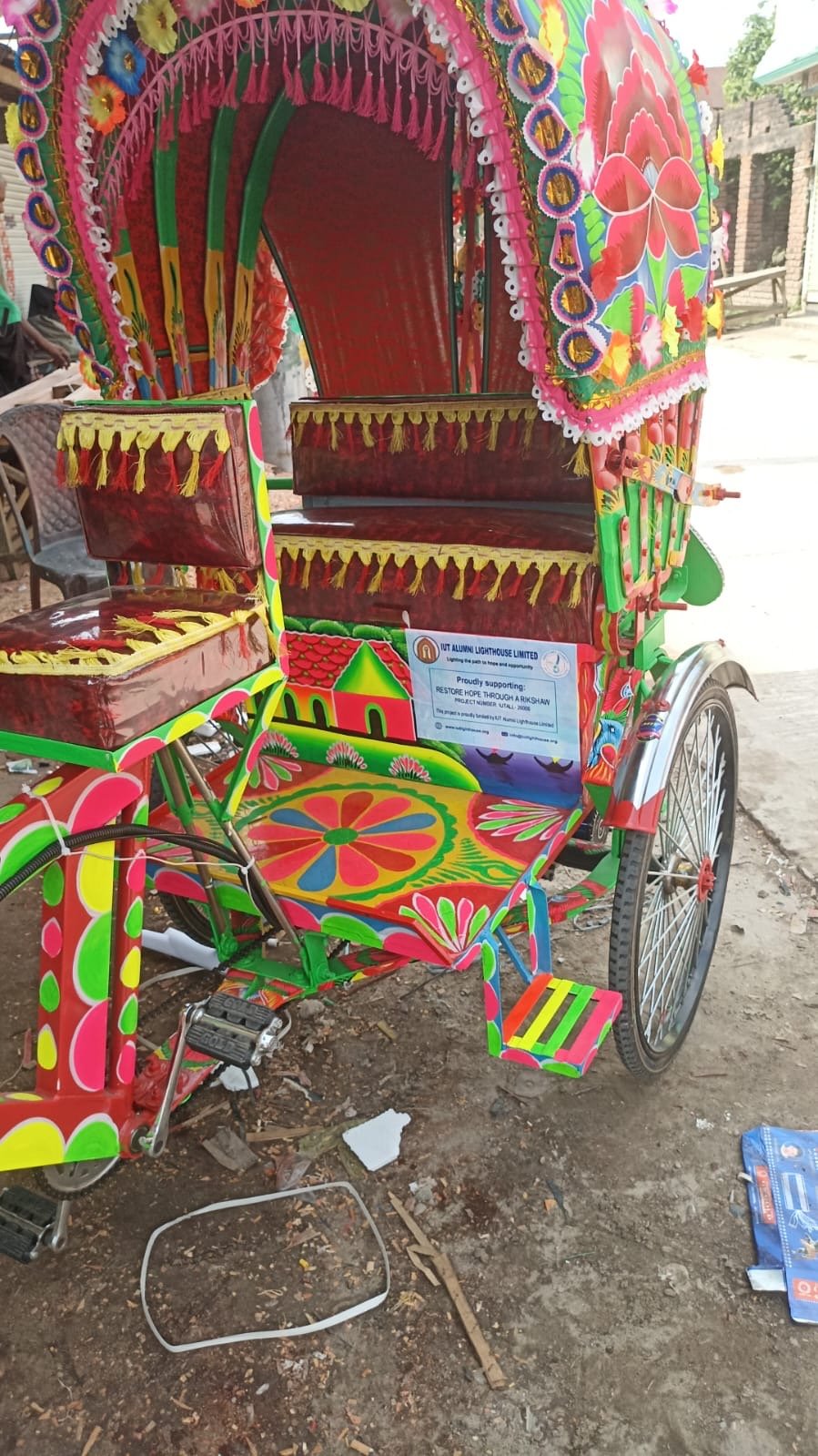 Restore Hope Through a Rickshaw: Donation Closed - Target Reached.